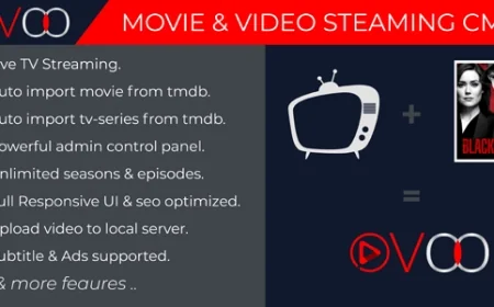 OVOO v2.5.5 - Movie & Video Streaming CMS with Unlimited TV-Series - nulled