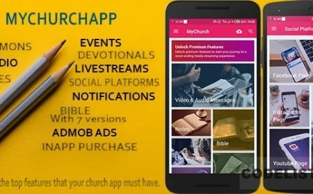 My Church App v1.0 - connect your church to a mobile world