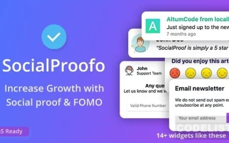SocialProofo v1.7.7 - 14+ Social Proof & FOMO Notifications for Growth (SaaS Ready) - nulled