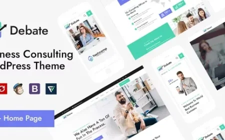 Debate - Business Consulting WordPress Theme v1.3