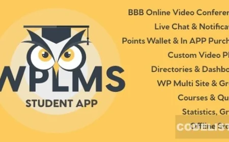 WPLMS Learning Management System App for Education & eLearning v3.0