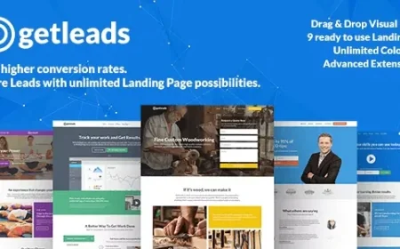 Getleads - High Performance Landing Page WordPress Theme v2.5