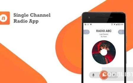 Single Channel Streaming Radio Application with Dynamic Backend v1.0