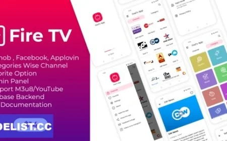 Live TV with Firebase Admin Panel and Admob , Facebook Ads v1.4