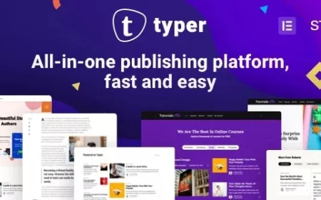 Typer - Amazing Blog and Multi Author Publishing Theme v1.20.0