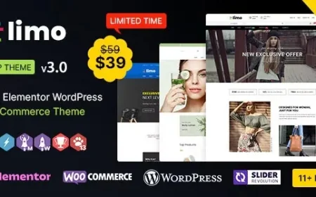 Limo WP - Elementor Multi-purpose WooCommerce Theme v3.1.0