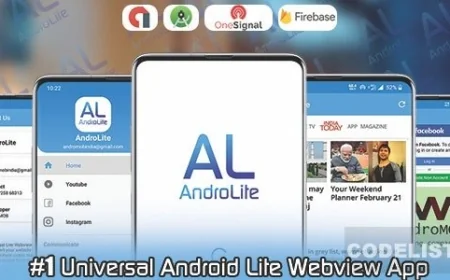 AndroLite v1.0 - Easy Configurable Android WebView App Template