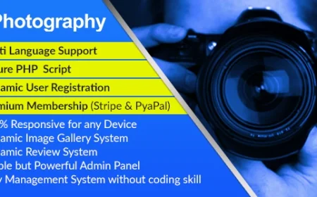 Photography - Dynamic Photographer Management Syestem and Directory Script