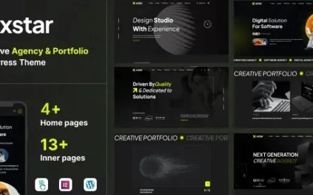 Xstar - Creative Agency &amp; Portfolio WordPress Theme v1.0.1