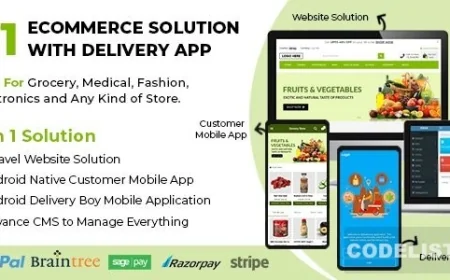 Ecommerce Solution with Delivery App For Grocery v1.0.6 - nulled