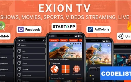Exion TV v2.0 - Watch Live TV with Movies (Live Streaming, IPTV, Shows, Series)