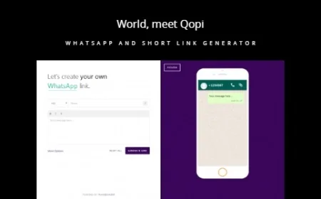 Qopi v2.1.0 - WhatsApp and Short Link Generator