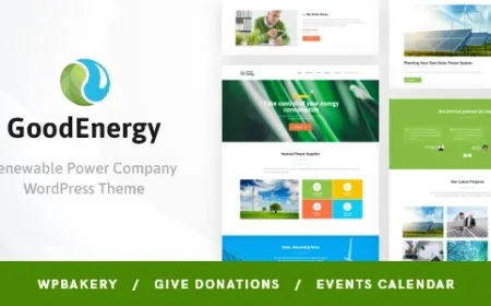 Good Energy - Ecology &amp; Renewable Power Company WordPress Theme v1.7.7