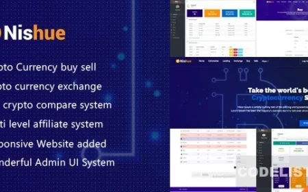 Nishue v3.8 - CryptoCurrency Buy Sell Exchange and Lending with MLM System - nulled