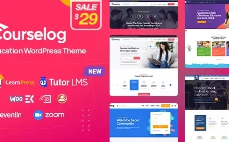 Courselog - Education WordPress Theme v1.4.1