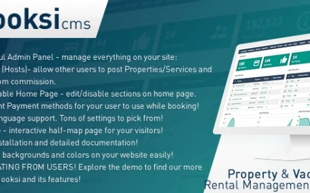 Booksi v1.3 - Property & Vacation Rental Management CMS