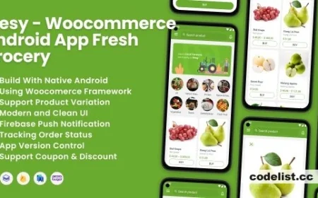 Fresy v2.0 - Woocommerce Android App Fresh Grocery