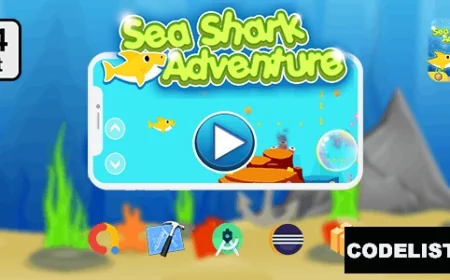Sea Shark Adventure 64 bit v1.0 - Android IOS With Admob