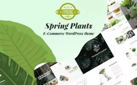 Spring Plants - Gardening &amp; Houseplants WordPress Theme v3.7