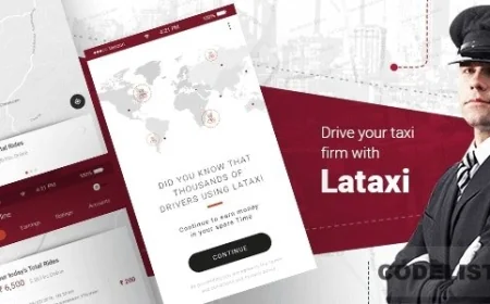 LaTaxi v1.0.20 - On Demand Taxi Booking Application Script