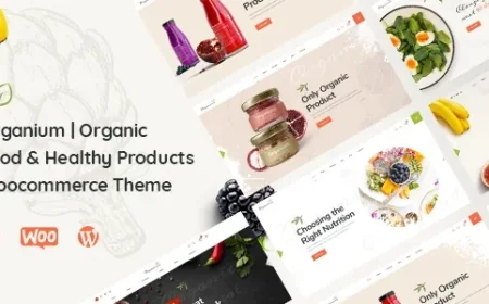 Organium - Organic Food Products WordPress Theme v1.1.11