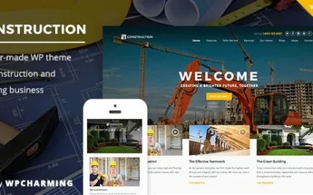Construction WordPress Theme v3.9