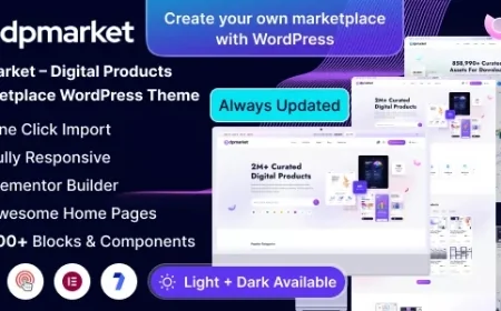 DpMarket - Digital Marketplace Multi-Vendor WooCommerce Theme Multipurpose v1.0.1