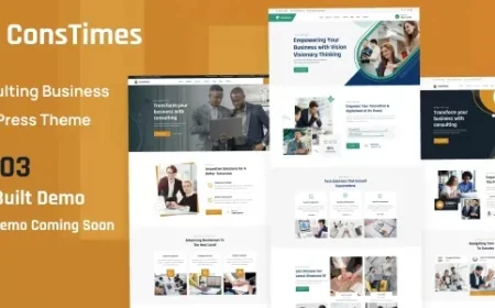 ConsTimes - Consulting Business WordPress Theme v2.0.1