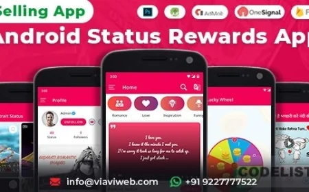 Android Status App With Reward Point v9.0