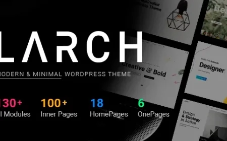 Larch - Responsive Minimal Multipurpose WordPress Theme v2.4