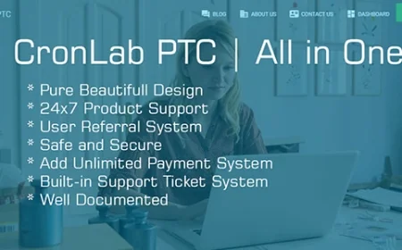 CronLab PTC v2.2 - All in One Script for PTC, HyIp, Crypto Trade & Money Investment