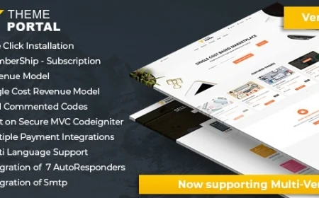 Theme Portal Marketplace v4.4 - Sell Digital Products ,Themes, Plugins ,Scripts - Multi Vendor