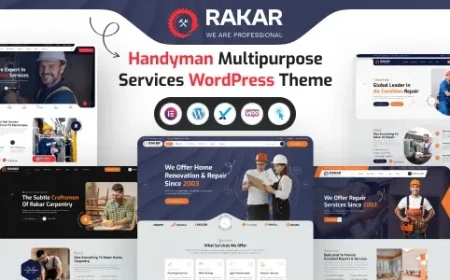 Rakar - Multipurpose Services WordPress Theme
