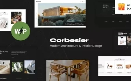 Corbesier - Modern Architecture &amp; Interior Design WordPress Theme v1.15