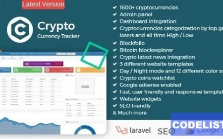 Crypto Currency Tracker v9.5 - Realtime Prices, Charts, News, ICO's and more