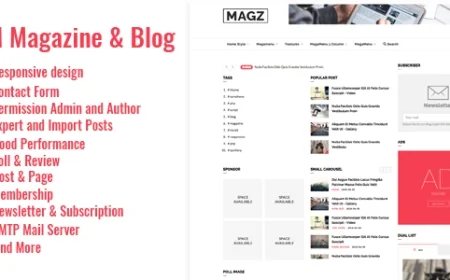 SM - Magazine News & Blog Script