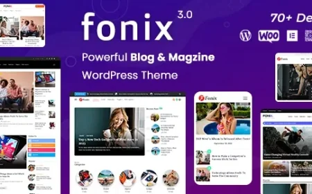 Fonix - Newspaper &amp; Magazine WordPress Theme v3.0