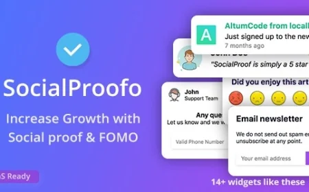 SocialProofo v1.7.1 - 14+ Social Proof & FOMO Notifications for Growth - nulled