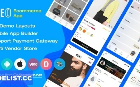 Oreo Fashion v2.3.3 - Full React Native App for Woocommerce