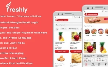 Freshly v1.0 - Native Multi Vendor Grocery, Food, Pharmacy, Store Delivery Mobile App