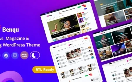 Benqu - News Magazine WordPress Theme v1.1.4