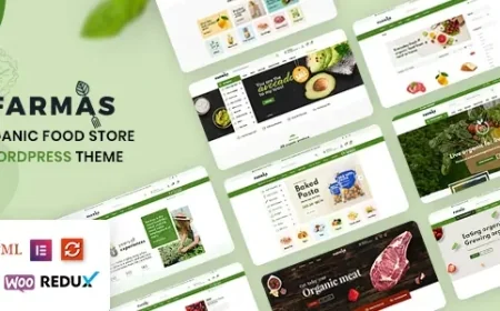 Farmas - Organic Food Store WordPress Theme v1.0.2