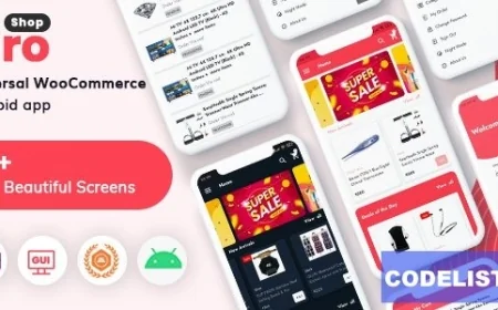 ProShop v10.0 - WooCommerce Multipurpose E-commerce Android Full Mobile App + kotlin