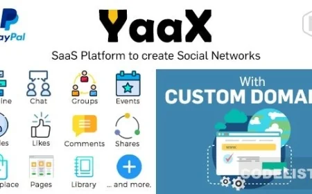 YaaX v1.2.5 - SaaS platform to create social networks - With Custom Domains - nulled