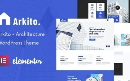 Arkito - Architecture WordPress Theme v1.0.1