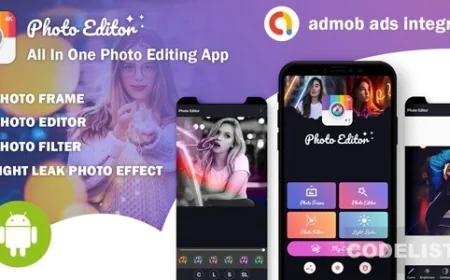 Photo Editor v1.0 - All In One Photo Editing App With Admob Ads