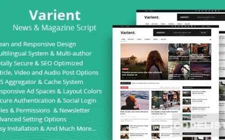 Varient v1.8 - News & Magazine Script