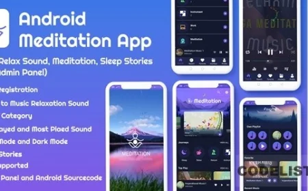 Android App Meditation & Relaxation Music with Admin Panel v1.0