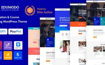 Edumodo - Education WordPress Theme v4.4.6