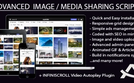 Avidi Media v1.1 - Advanced Image, Video, Audio and Gif Sharing Script